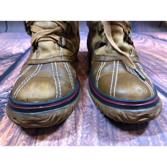 Pajar Canada Brown Lined Winter Snow Boots Womens 39 / 8-8.5 (v7k) - Picture 8 of 12